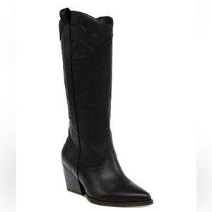 Western Cowboy Boots in Black